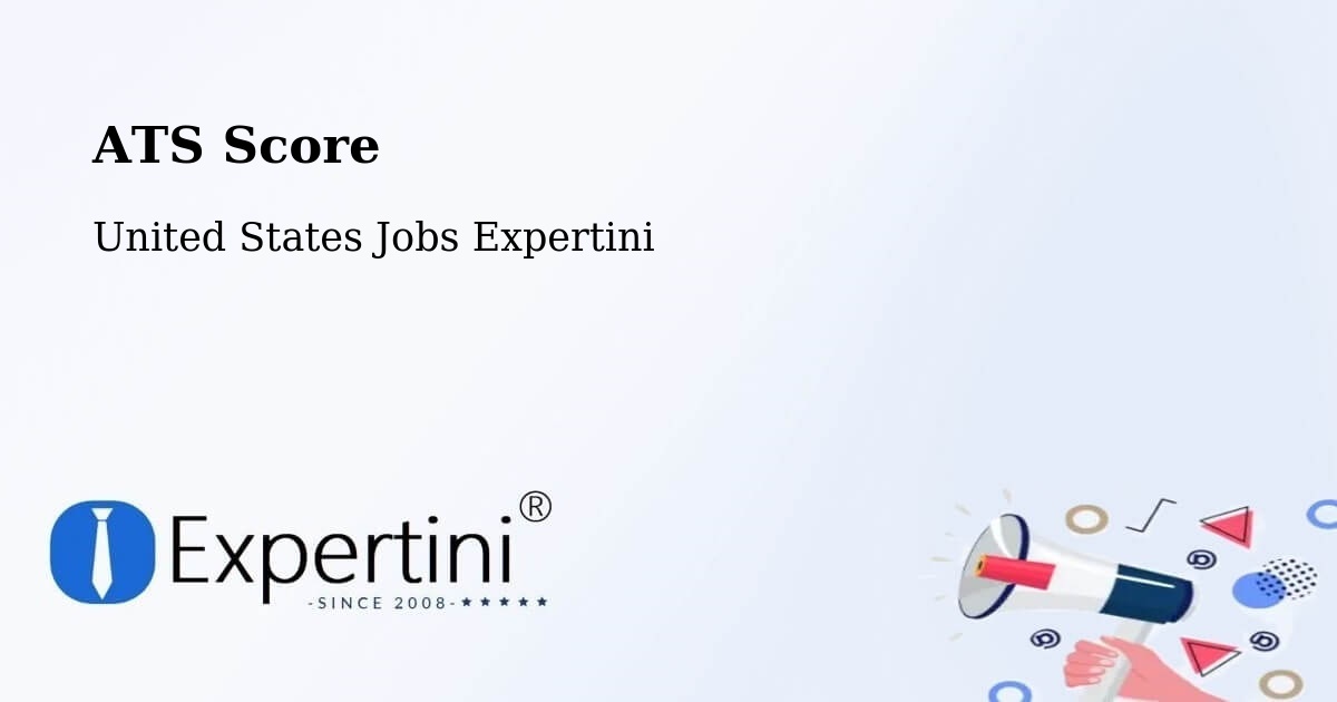 Resume ATS Score & Job Description Match Tool – Saint Peter - United States Jobs Expertini
