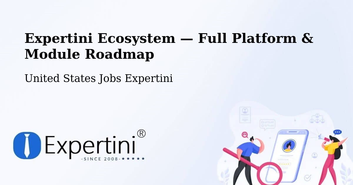 Expertini Ecosystem — Full Platform & Module Roadmap – Saint Peter